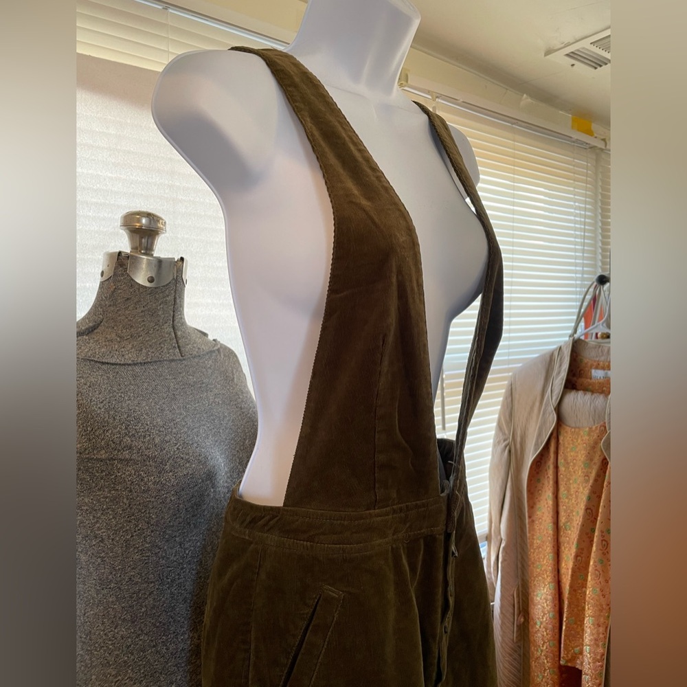 Free People Old School Love wide leg corduroy overalls - Picture 4 of 12